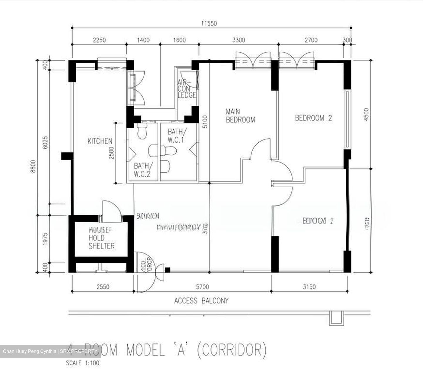 Blk 306A Anchorvale Place (Sengkang), HDB 4 Rooms #552006941
